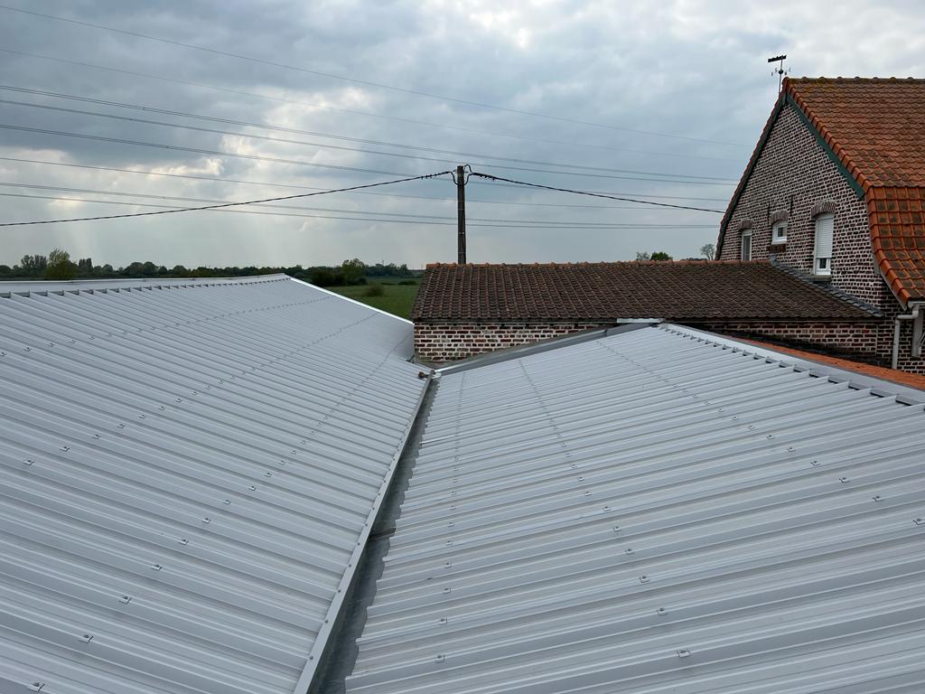 Couverture bac acier agricole