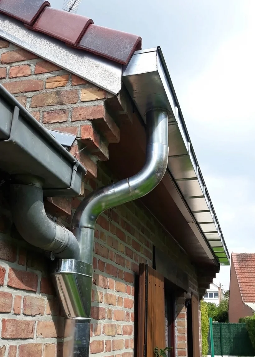 Gouttières zinc